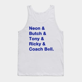 Blue Chips Names Tank Top